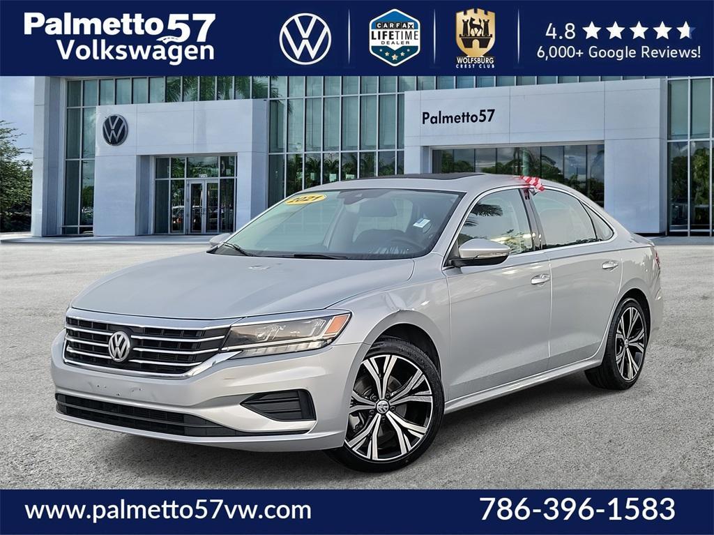 used 2021 Volkswagen Passat car, priced at $12,049