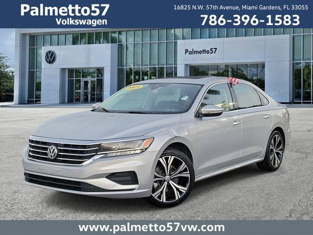 used 2021 Volkswagen Passat car, priced at $12,299