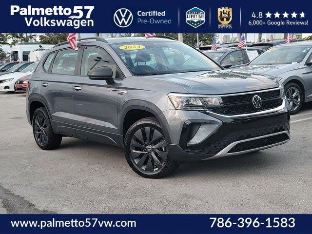 used 2024 Volkswagen Taos car, priced at $17,839