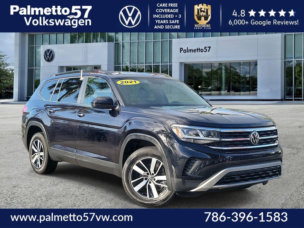used 2021 Volkswagen Atlas car, priced at $19,699