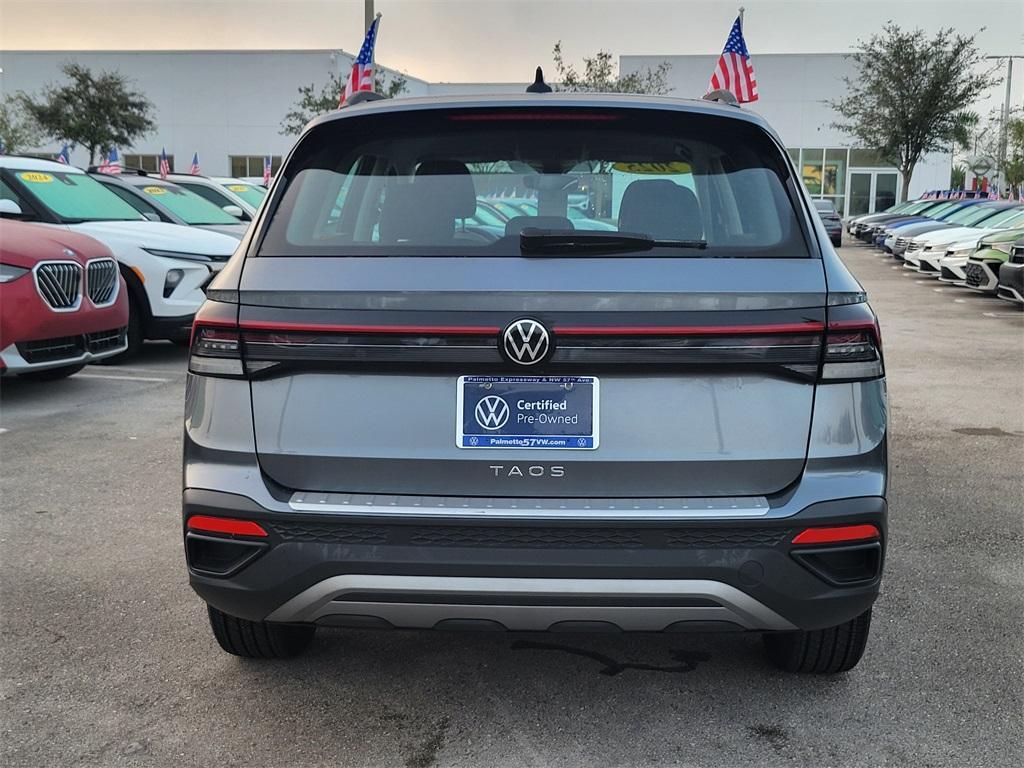 used 2025 Volkswagen Taos car, priced at $20,079