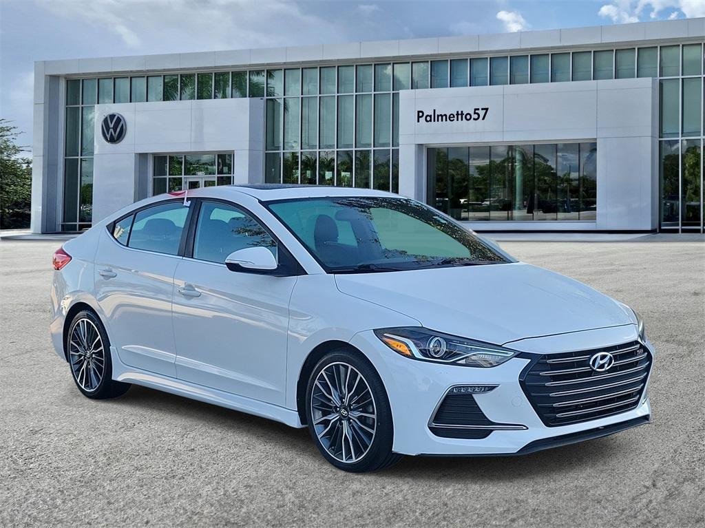 used 2018 Hyundai Elantra car, priced at $15,099