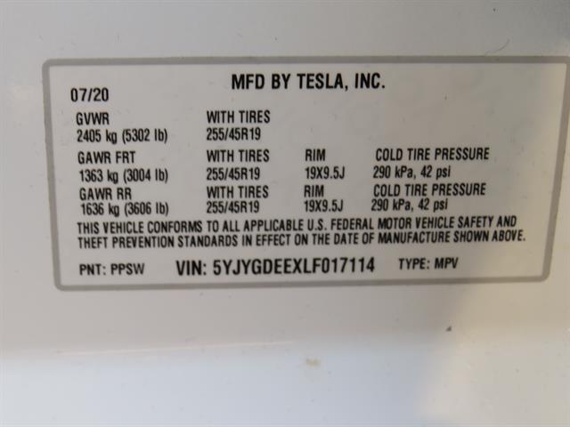 used 2020 Tesla Model Y car, priced at $29,495