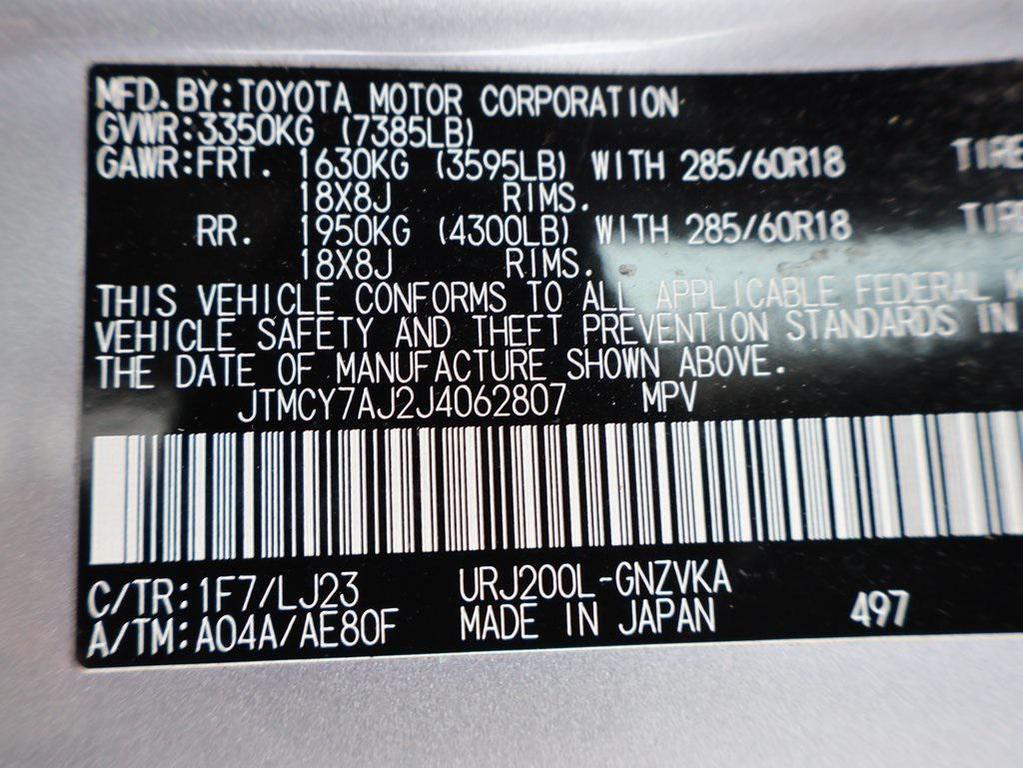 used 2018 Toyota Land Cruiser car, priced at $51,990