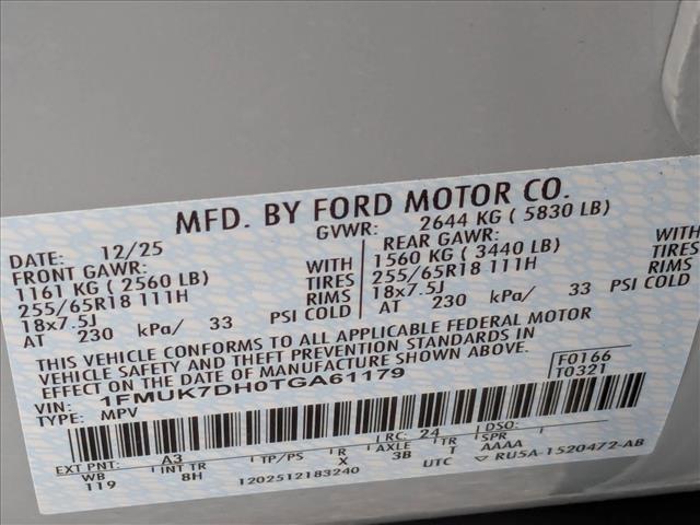 new 2026 Ford Explorer car, priced at $37,922