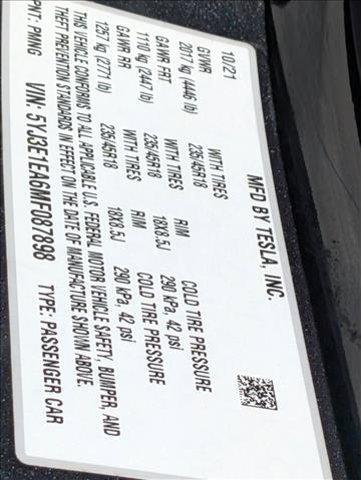 used 2021 Tesla Model 3 car, priced at $21,198