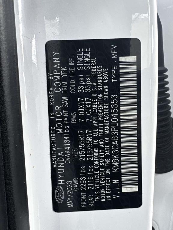 used 2023 Hyundai Kona car, priced at $20,788