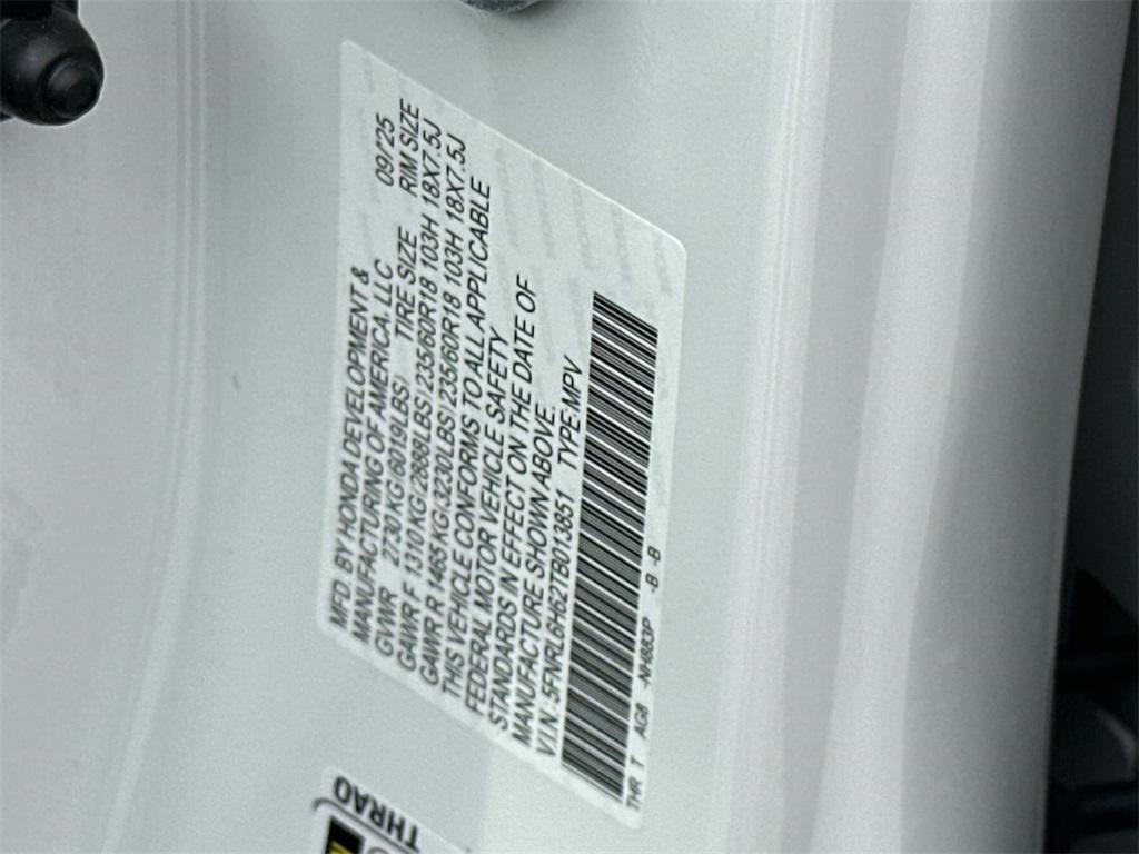 new 2026 Honda Odyssey car, priced at $44,745