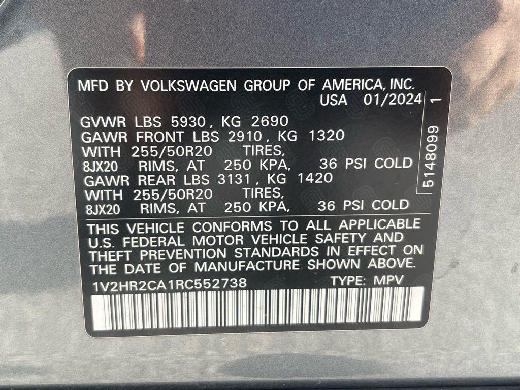 used 2024 Volkswagen Atlas car, priced at $27,975