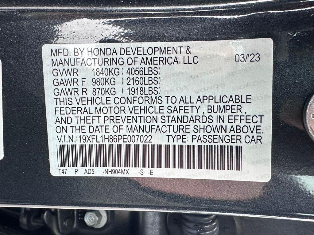 used 2023 Honda Civic car, priced at $27,000