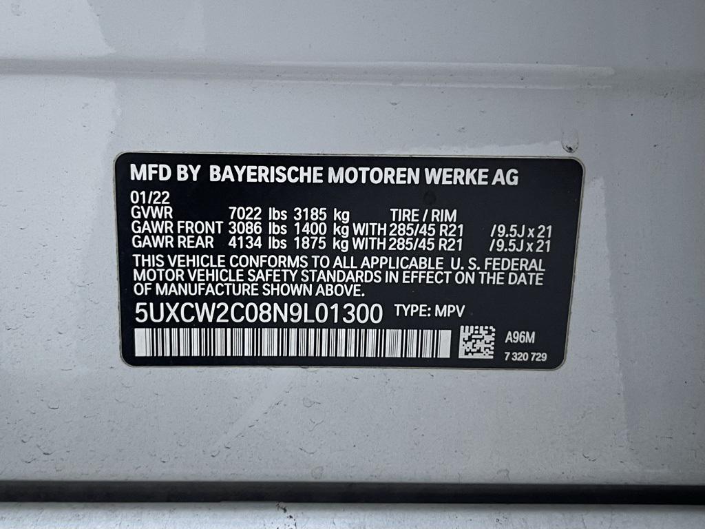 used 2022 BMW X7 car, priced at $50,647