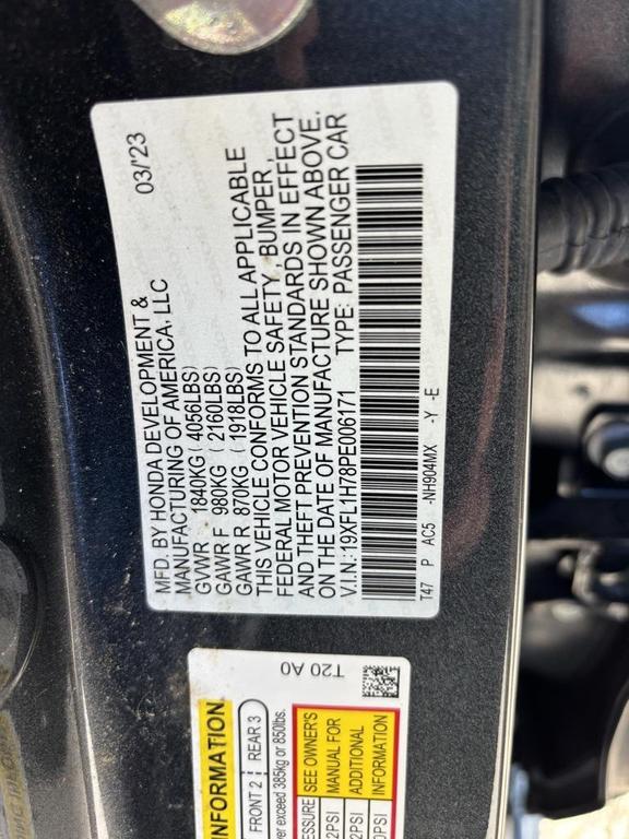 used 2023 Honda Civic car, priced at $24,000