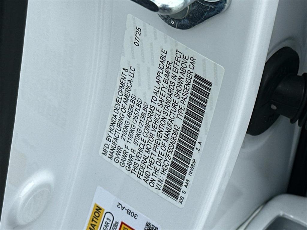 new 2025 Honda Accord Hybrid car, priced at $35,260