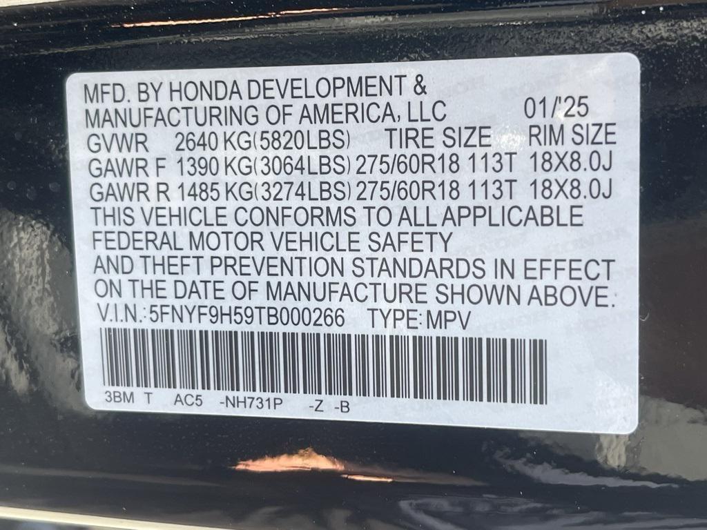 used 2026 Honda Passport car, priced at $43,000