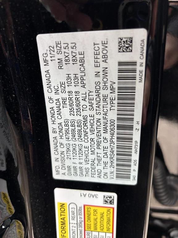 used 2023 Honda CR-V car, priced at $30,500