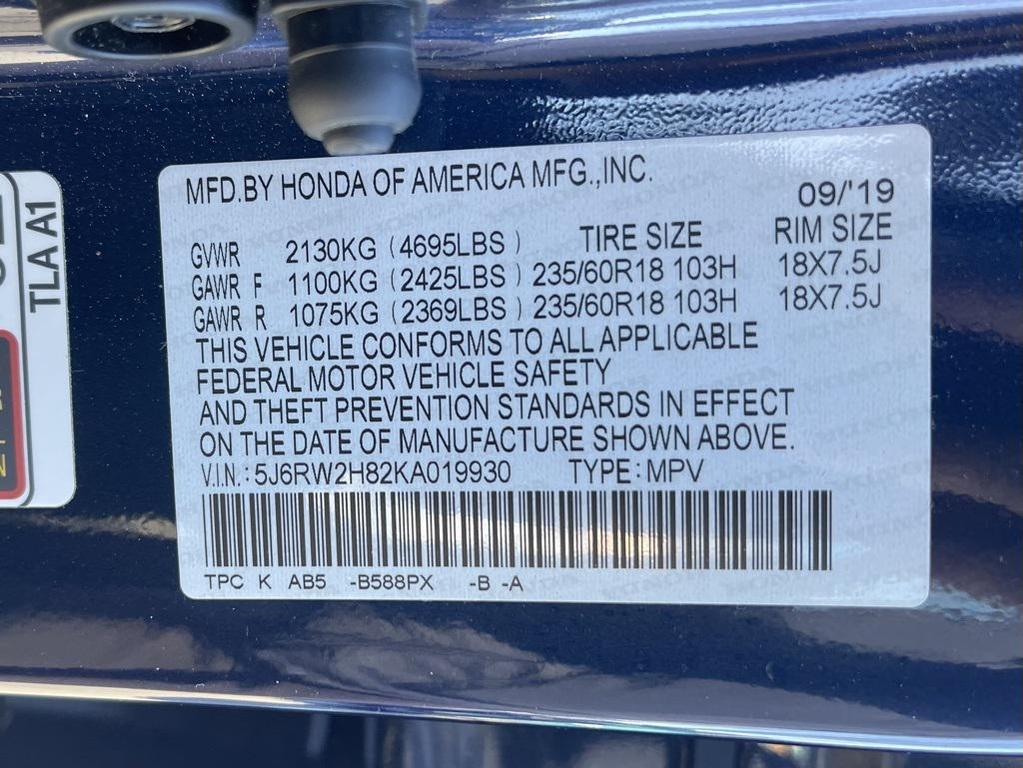 used 2019 Honda CR-V car, priced at $25,000