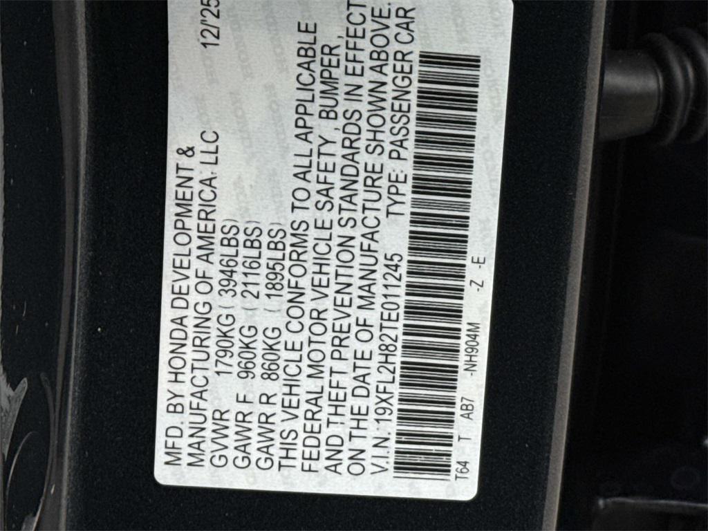 new 2026 Honda Civic car, priced at $28,990