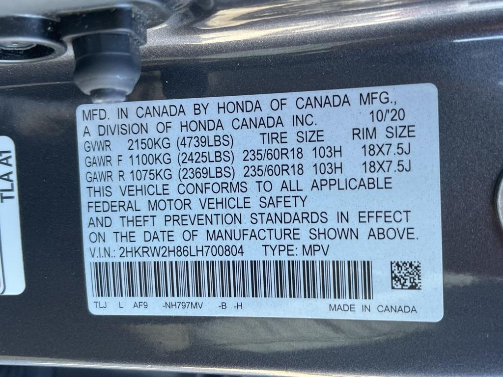 used 2020 Honda CR-V car, priced at $25,000