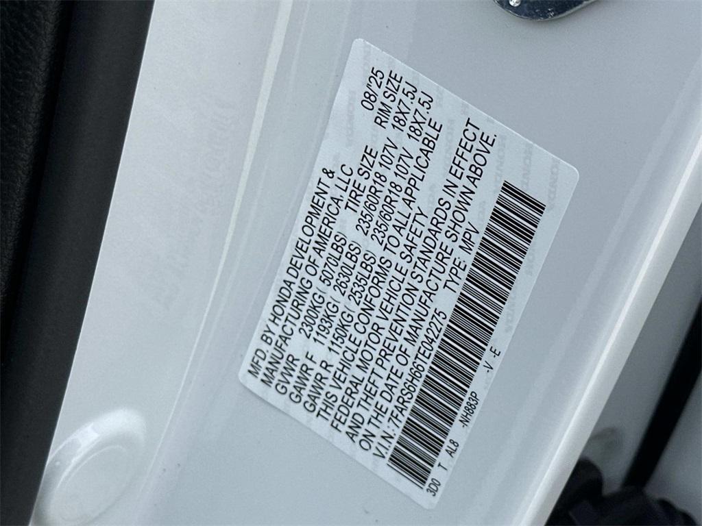 new 2026 Honda CR-V Hybrid car, priced at $40,705