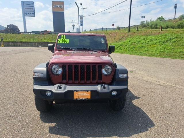 used 2021 Jeep Wrangler car, priced at $24,720