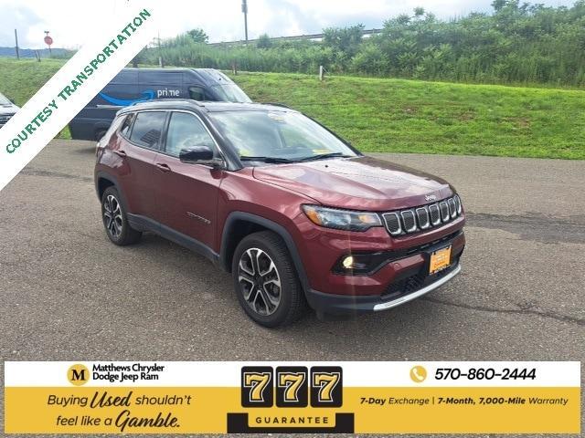 used 2022 Jeep Compass car, priced at $22,573