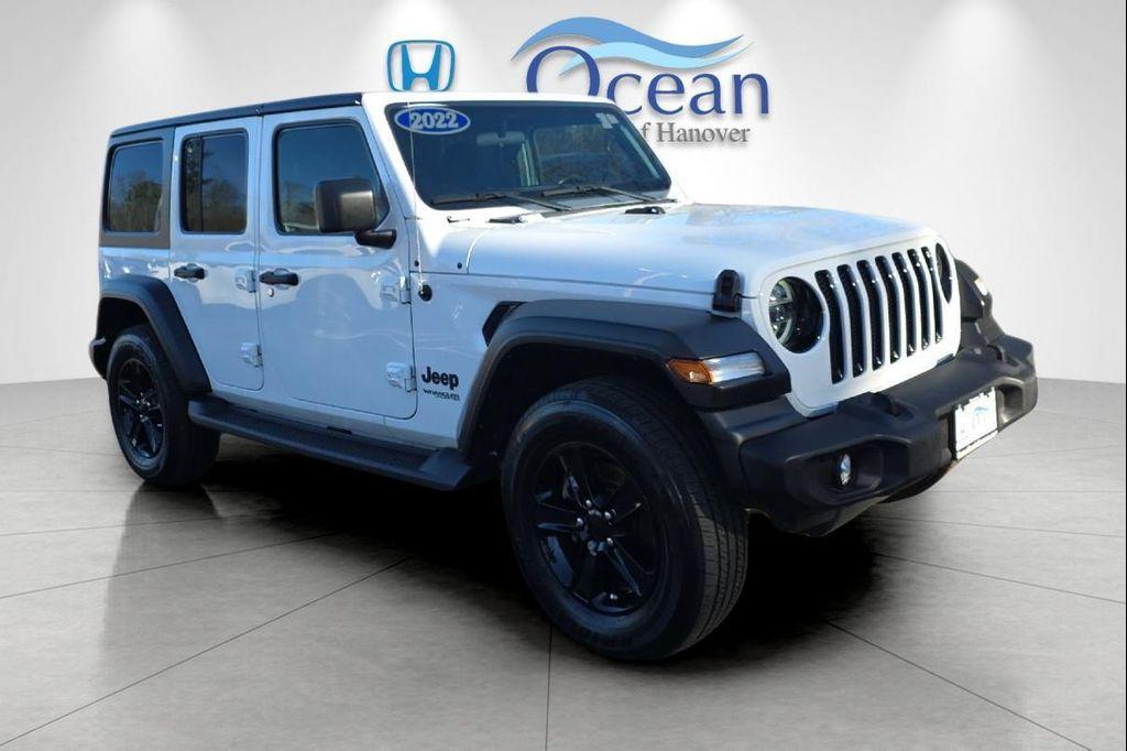 used 2022 Jeep Wrangler Unlimited car, priced at $32,485