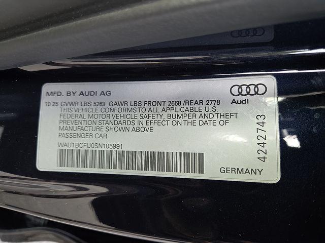 new 2025 Audi A5 car, priced at $53,900