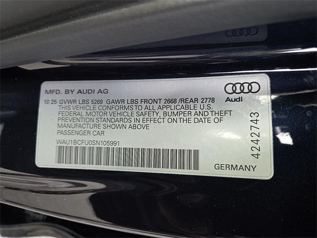 new 2025 Audi A5 car, priced at $53,900