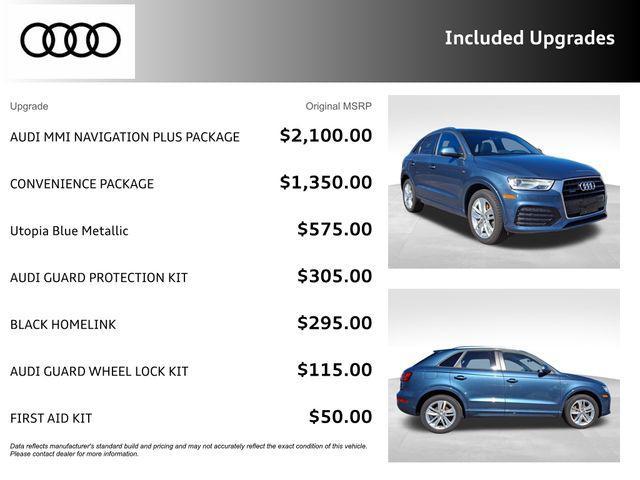 used 2018 Audi Q3 car, priced at $12,995