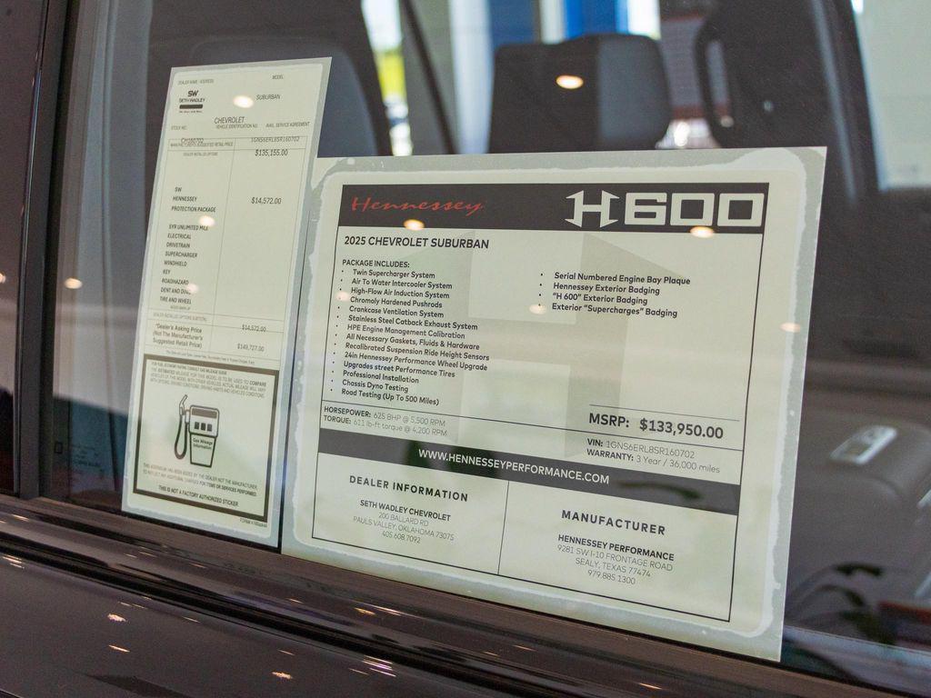 new 2025 Chevrolet Suburban car, priced at $121,999