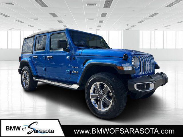 used 2021 Jeep Wrangler Unlimited car, priced at $27,541