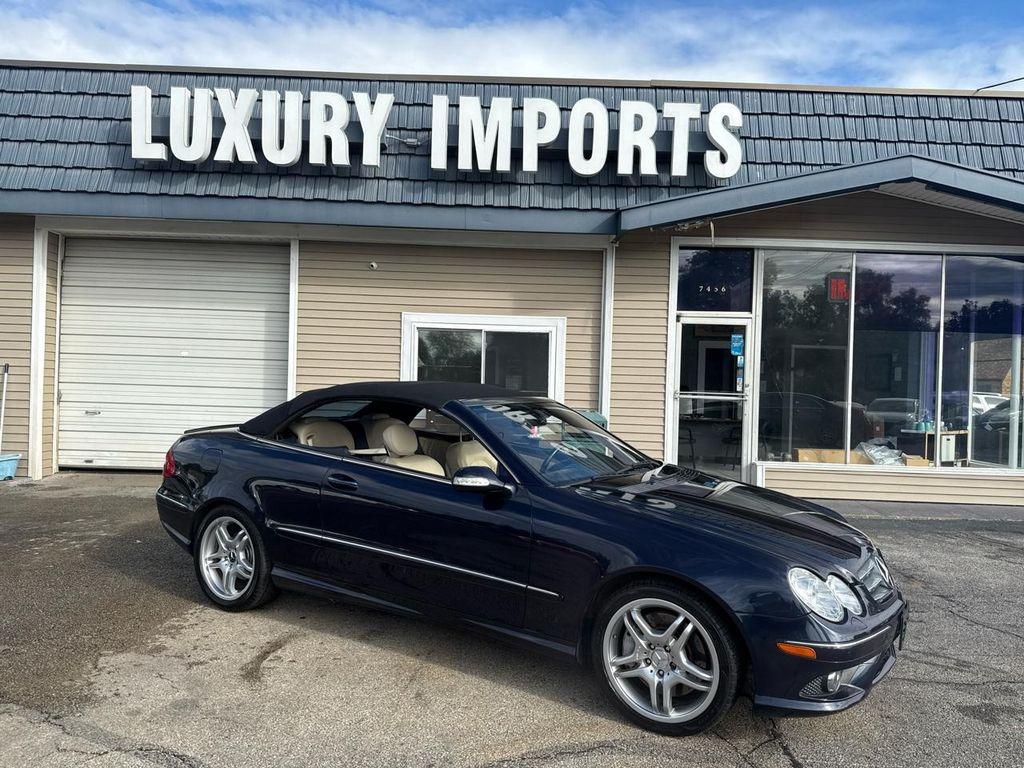 used 2009 Mercedes-Benz CLK-Class car, priced at $12,888