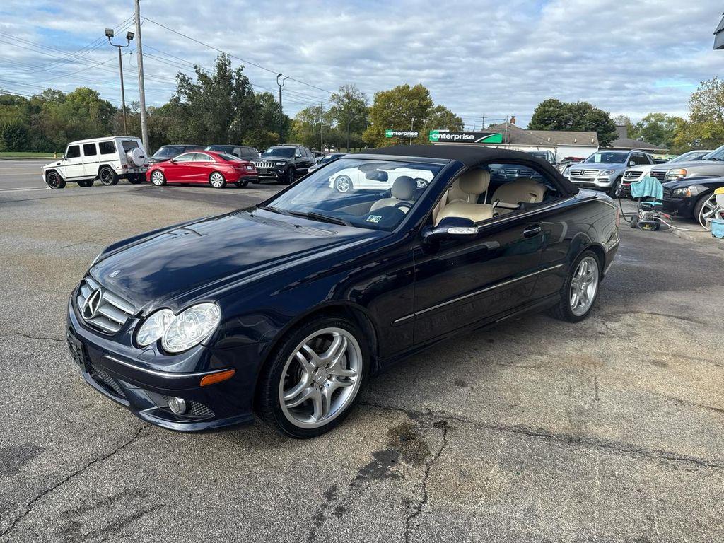 used 2009 Mercedes-Benz CLK-Class car, priced at $12,888