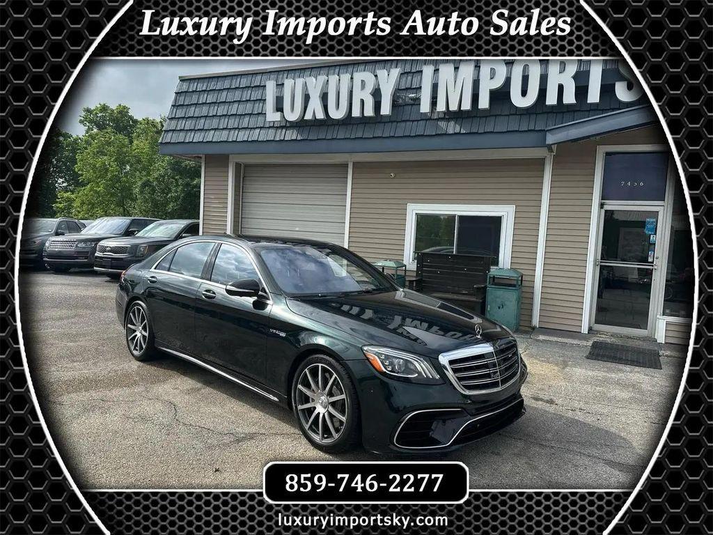 used 2018 Mercedes-Benz AMG S 63 car, priced at $42,500