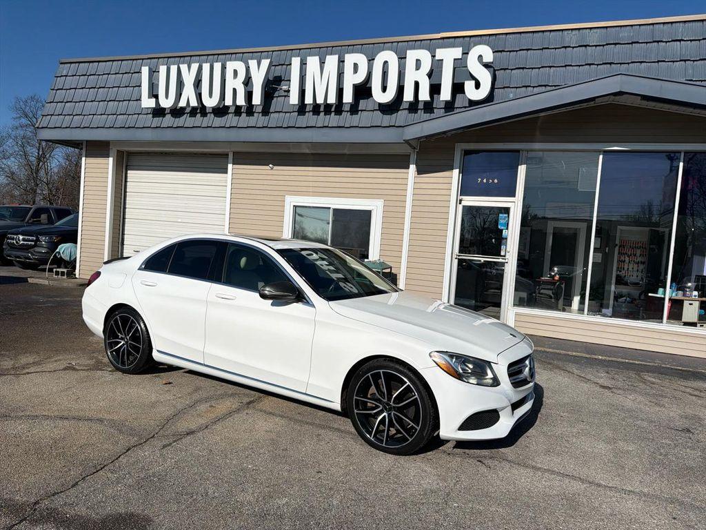 used 2018 Mercedes-Benz C-Class car, priced at $17,888