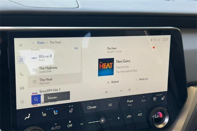 new 2025 Lexus TX 350 car, priced at $71,713