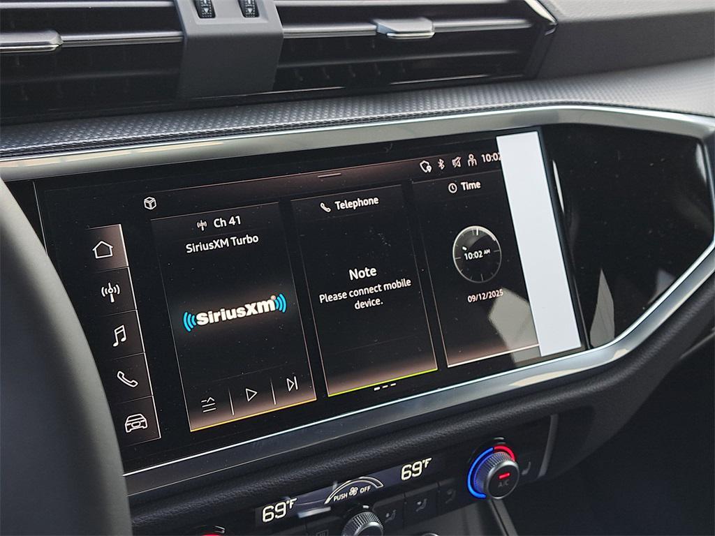 new 2025 Audi Q3 car, priced at $43,610