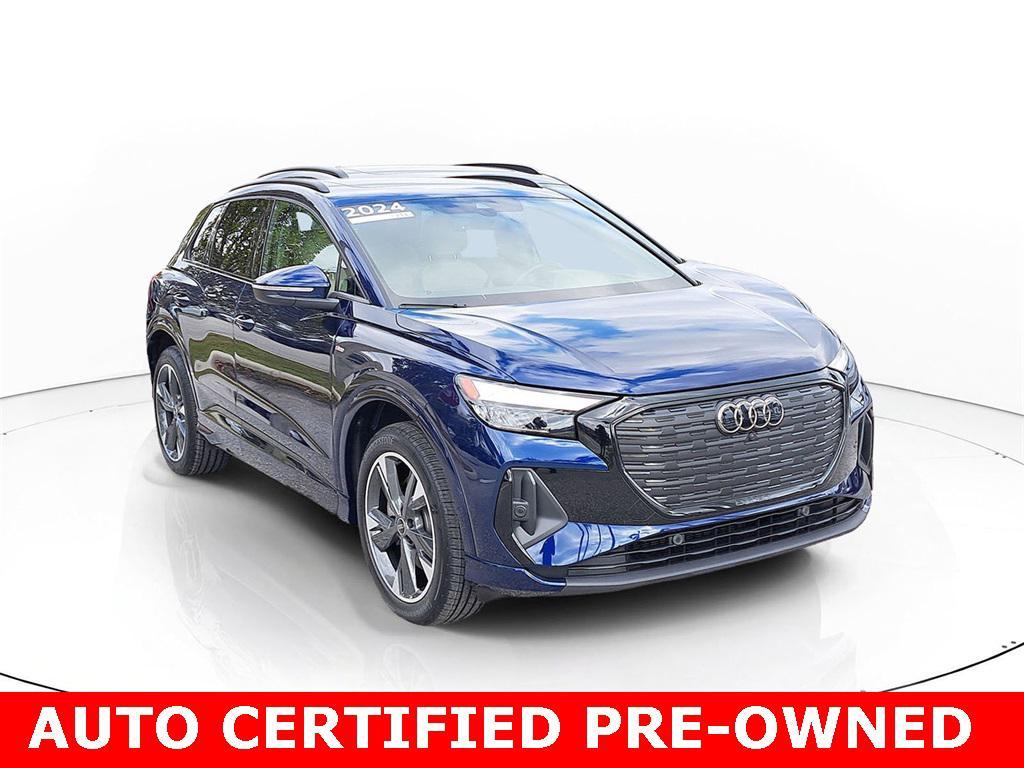 used 2024 Audi Q4 e-tron car, priced at $31,975