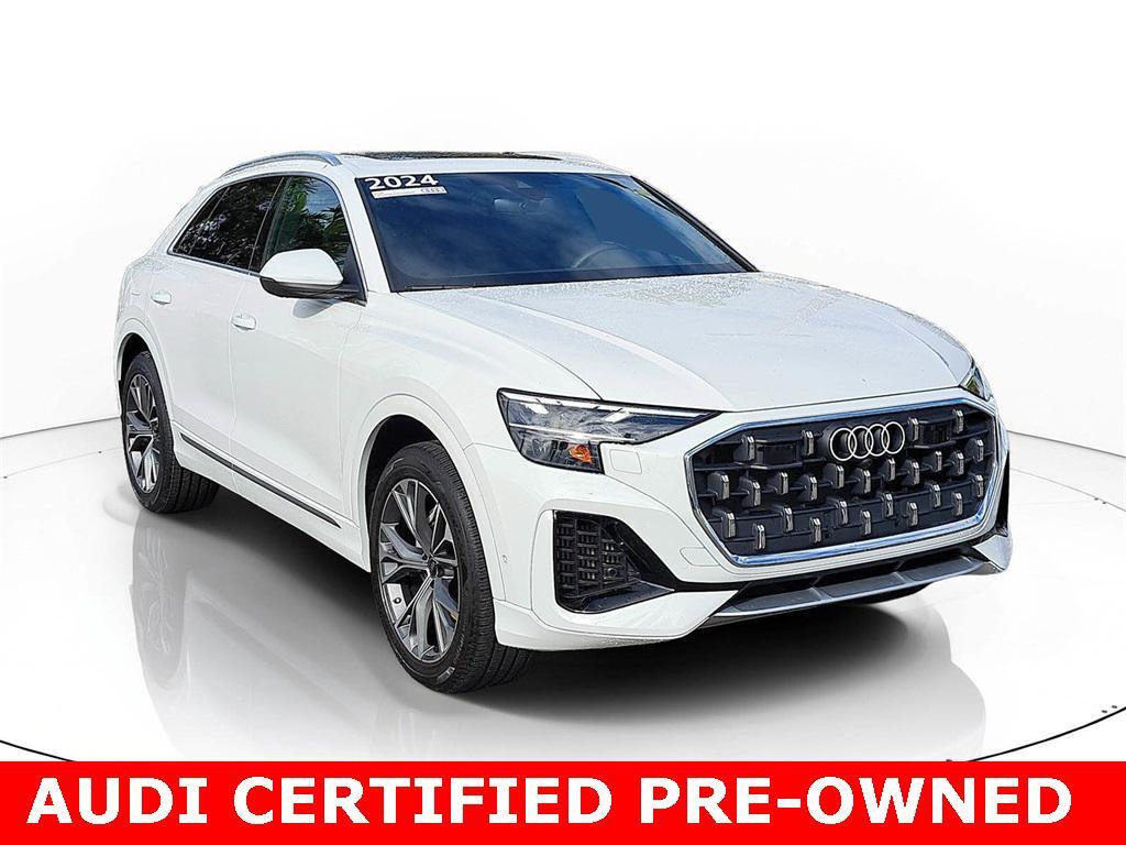 used 2024 Audi Q8 car, priced at $59,945