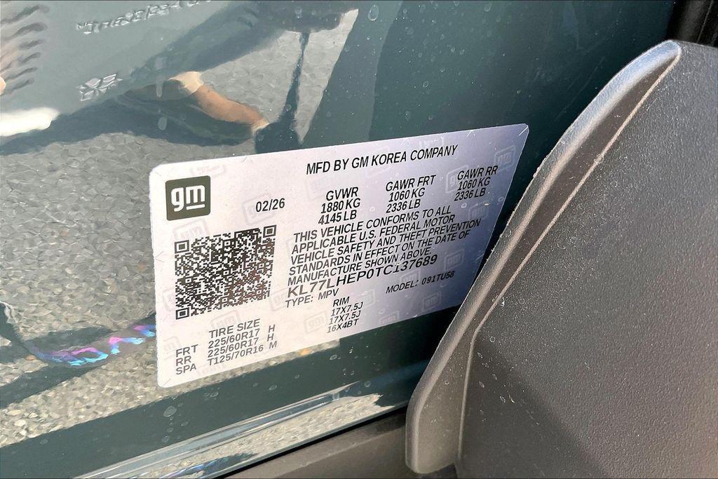 new 2026 Chevrolet Trax car, priced at $25,725