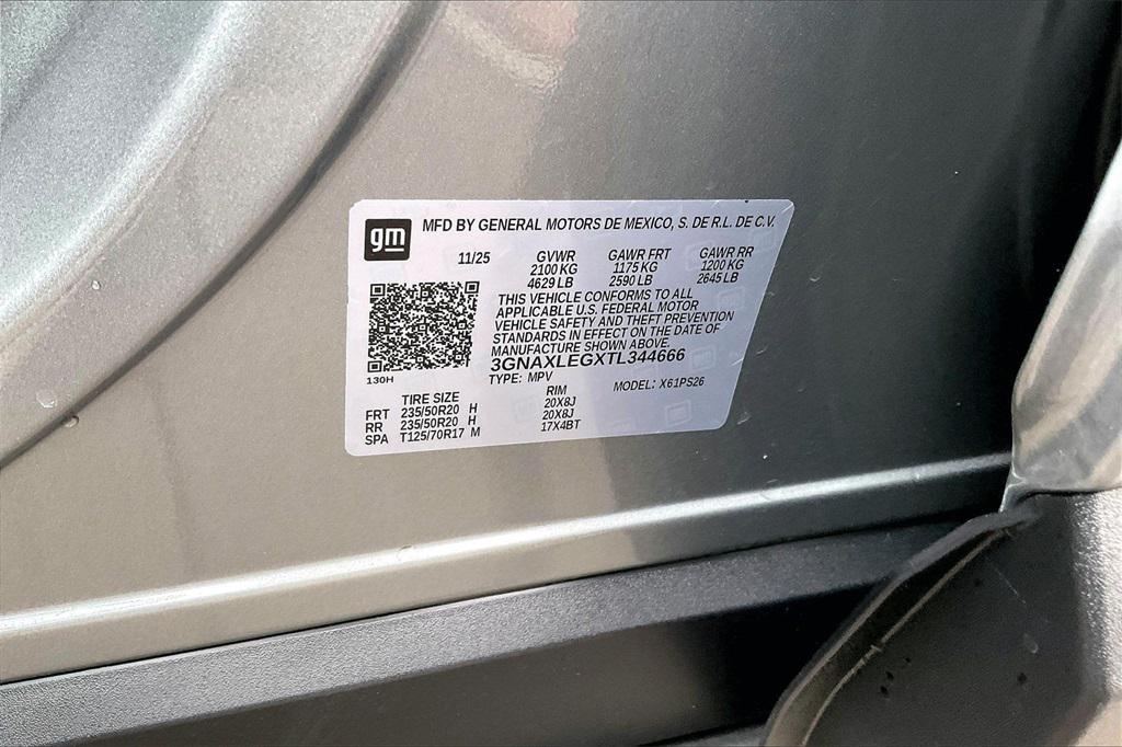 new 2026 Chevrolet Equinox car, priced at $33,845