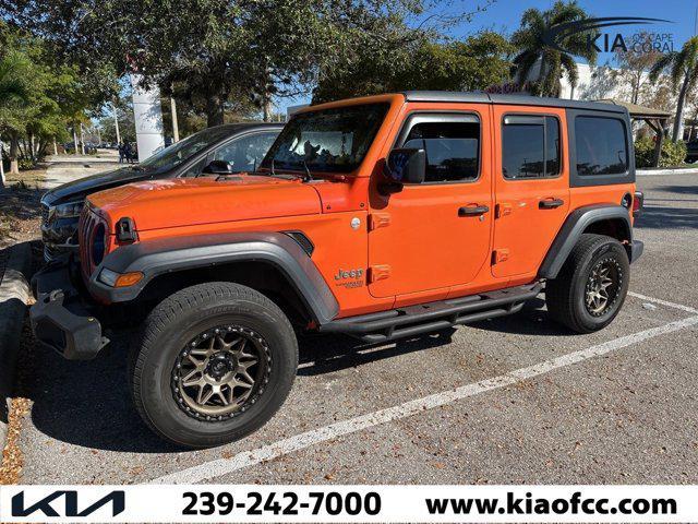 used 2018 Jeep Wrangler Unlimited car, priced at $16,691