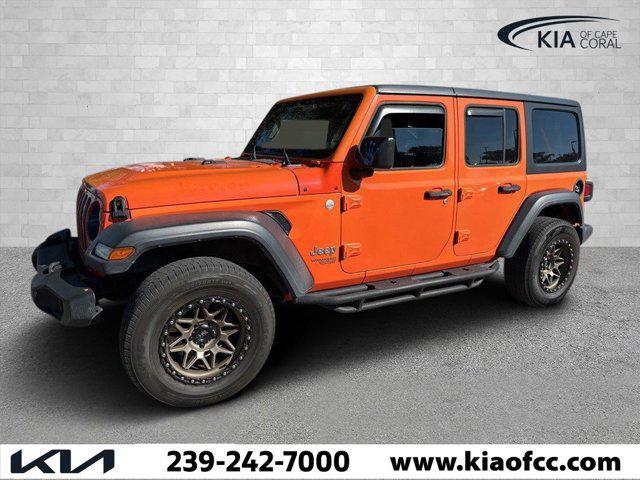 used 2018 Jeep Wrangler Unlimited car, priced at $16,691