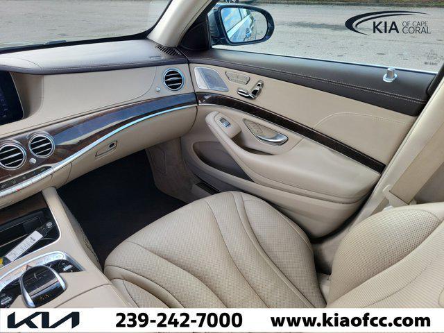 used 2018 Mercedes-Benz S-Class car, priced at $30,624