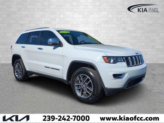 used 2018 Jeep Grand Cherokee car, priced at $13,540