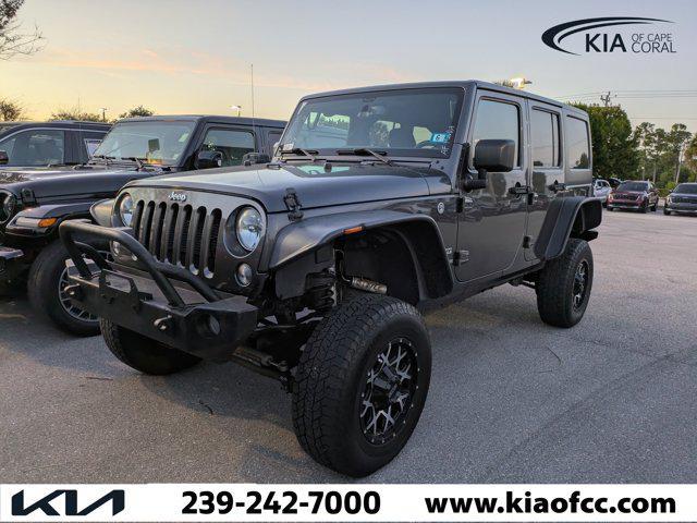 used 2017 Jeep Wrangler Unlimited car, priced at $17,118