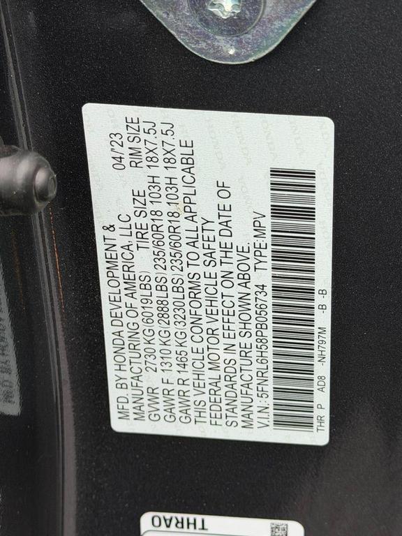 used 2023 Honda Odyssey car, priced at $31,133