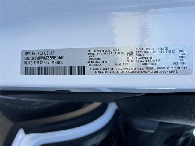 new 2025 Ram ProMaster 3500 car, priced at $47,495