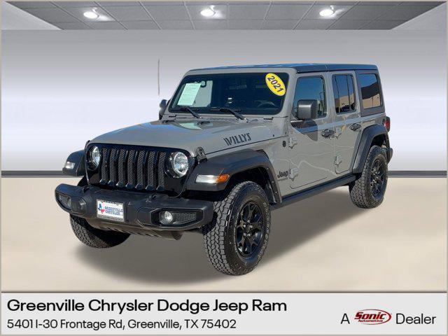 used 2021 Jeep Wrangler Unlimited car, priced at $19,999
