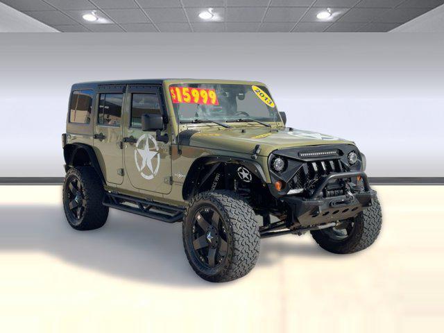 used 2013 Jeep Wrangler Unlimited car, priced at $15,999